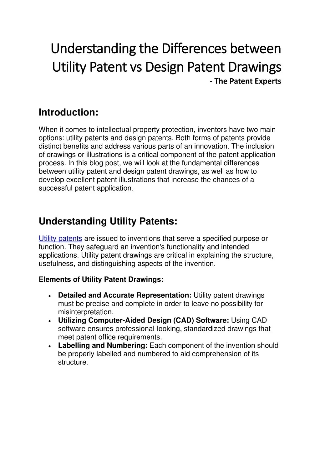 PPT Understanding the Differences between Utility Patent vs Design