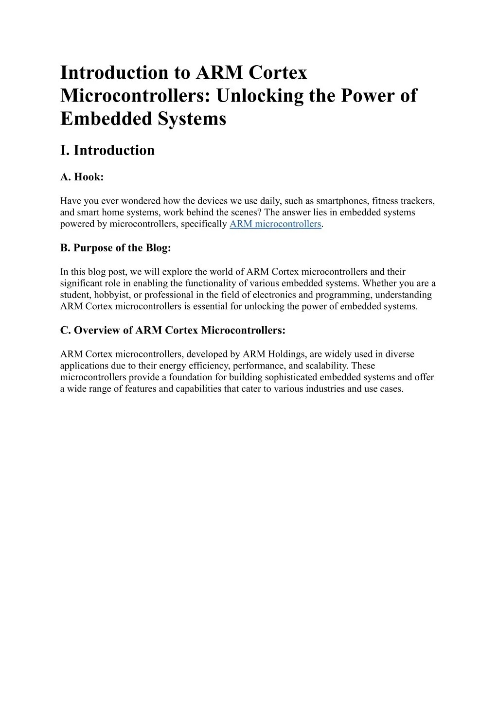 PPT Introduction to ARM Cortex Microcontrollers.docx PowerPoint