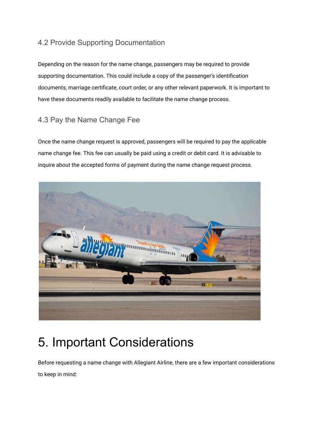 PPT Understanding Allegiant Airlines Name Change Policy_ Everything