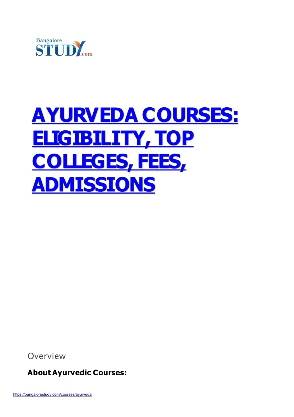 PPT List of Ayurveda Courses in India PowerPoint Presentation, free