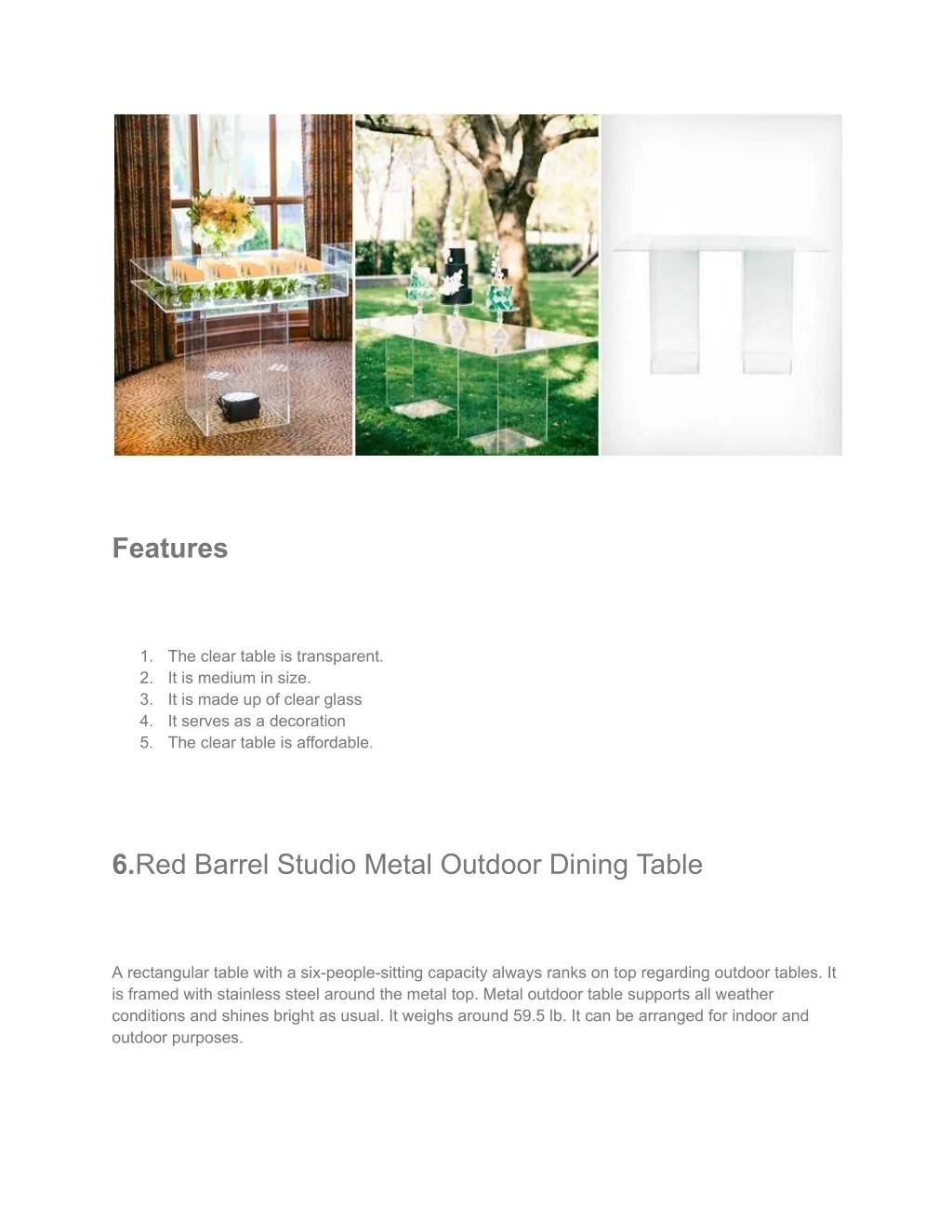 PPT 10 Best Outdoor Tables in Melbourne 2023 PowerPoint Presentation