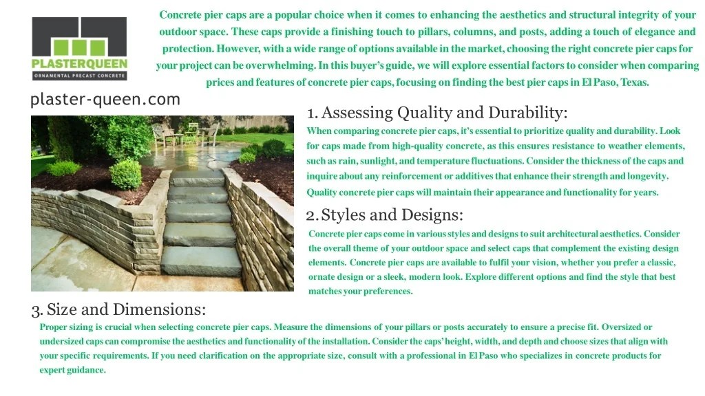 PPT Comparing Prices and Features A Buyer’s Guide to Concrete Pier