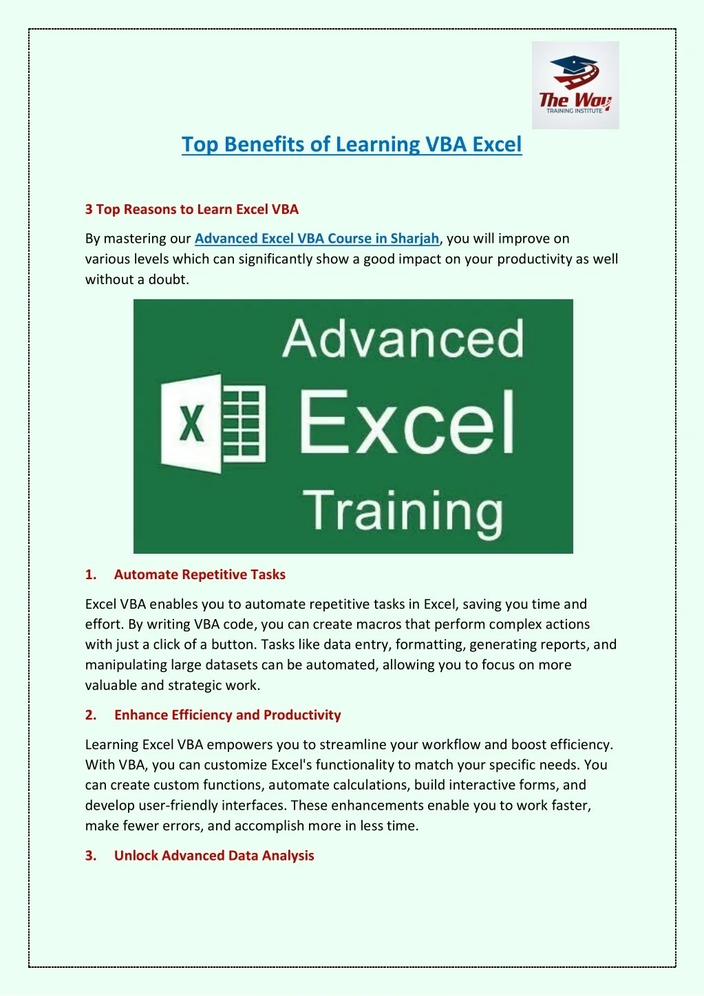 PPT Top Benefits of Learning VBA Excel PowerPoint Presentation, free
