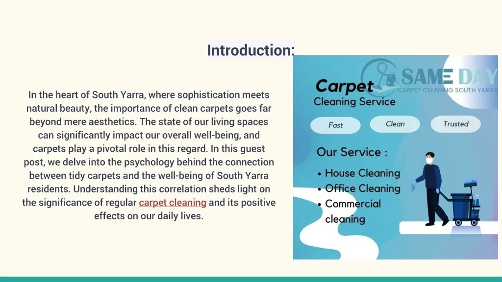 PPT The Psychology of Clean Carpets_ How Tidy Carpets Influence South Yarra Residents' Well