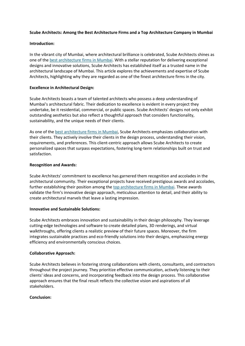 PPT Among the Best Architecture Firms and a Top Architecture Company