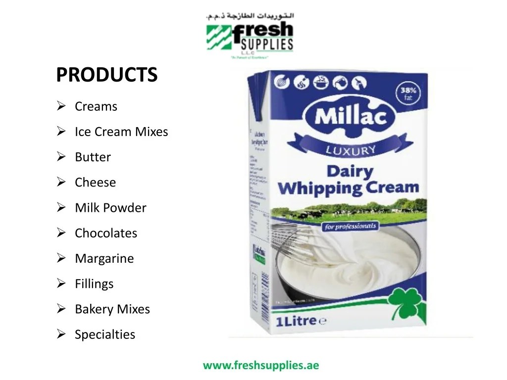PPT DAIRY PRODUCTS SUPPLIERS IN DUBAI PowerPoint Presentation, free download ID12349649