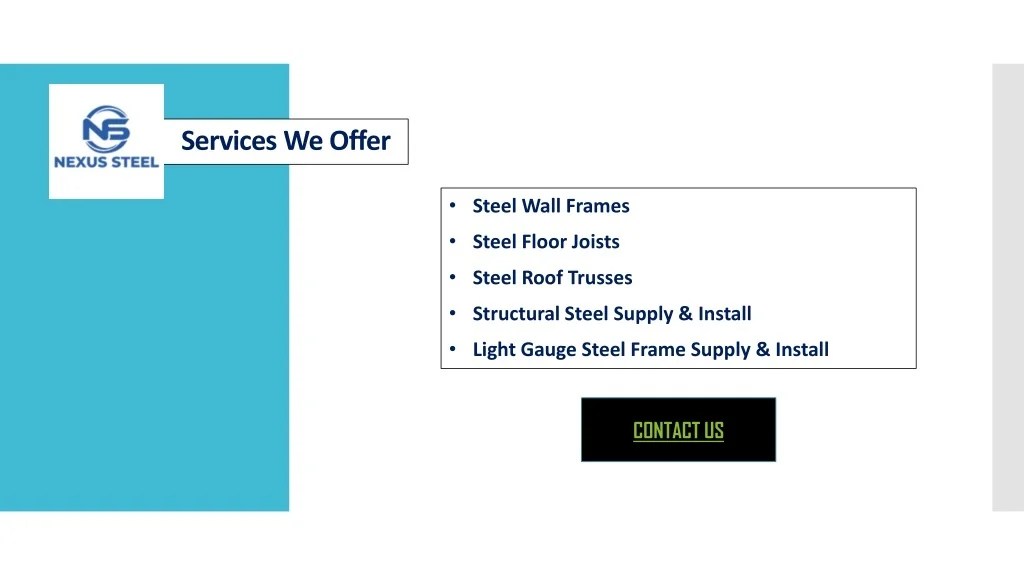 PPT Steel Framing Melbourne Steel Frame Suppliers & Manufacturers