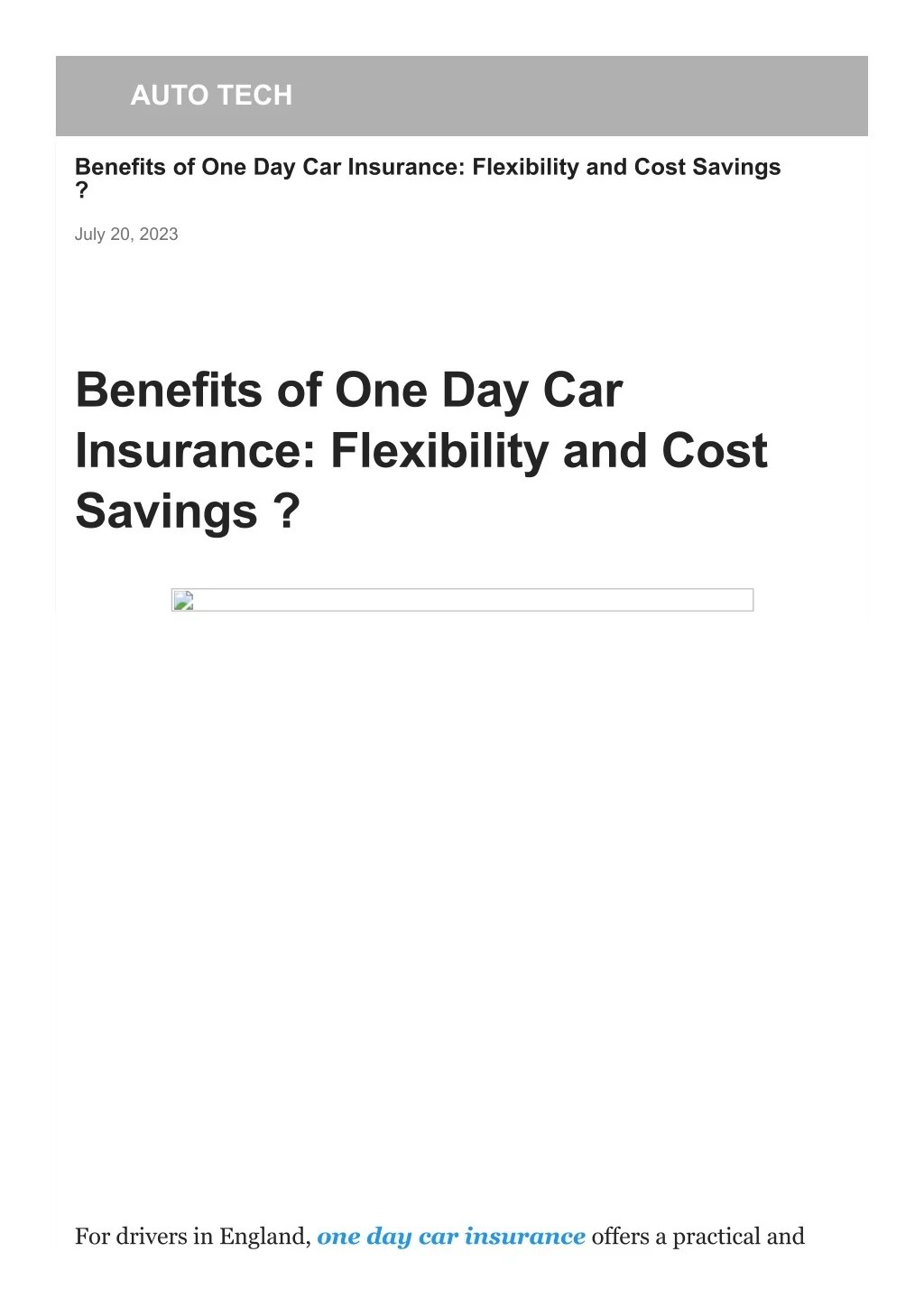 PPT benefitsofonedaycarinsurance PowerPoint Presentation, free
