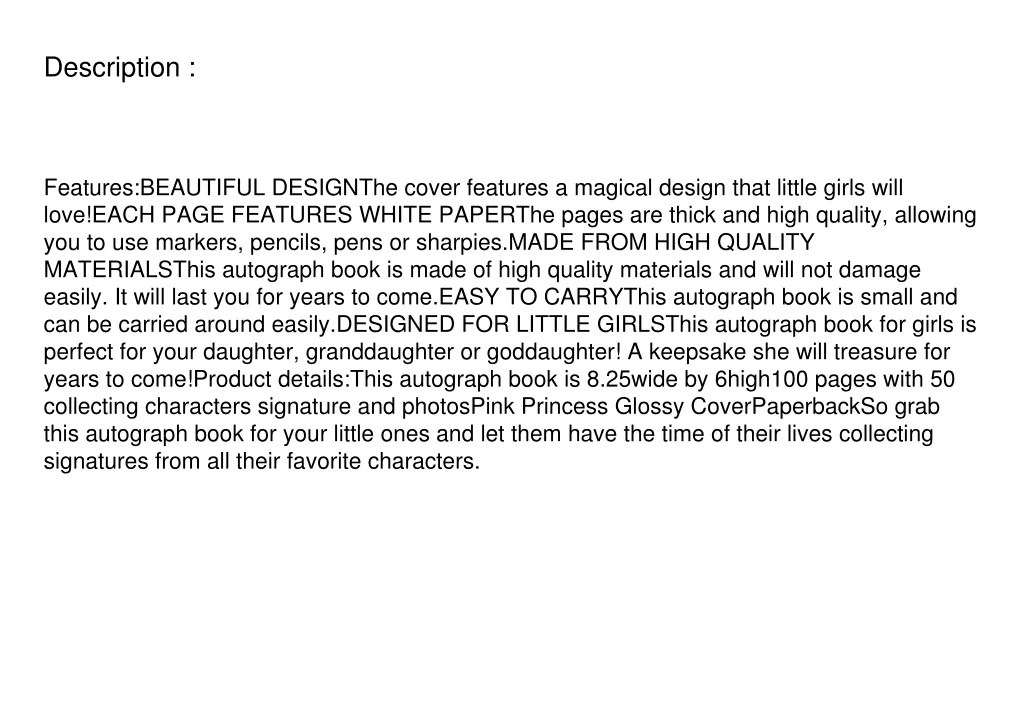 PPT Download PDF Autograph Book My Magical Trip 2023 Collect