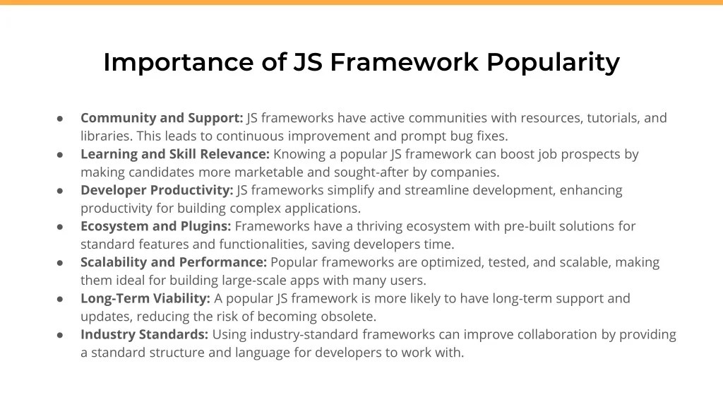 PPT JavaScript Frameworks Popularity PowerPoint Presentation, free download ID12377036