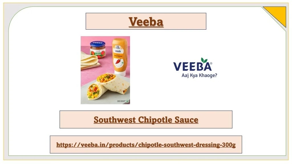 PPT Southwest Chipotle Sauce PowerPoint Presentation, free download