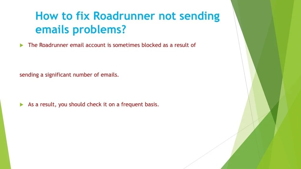 PPT Fix Roadrunner Email Not Working PowerPoint Presentation, free