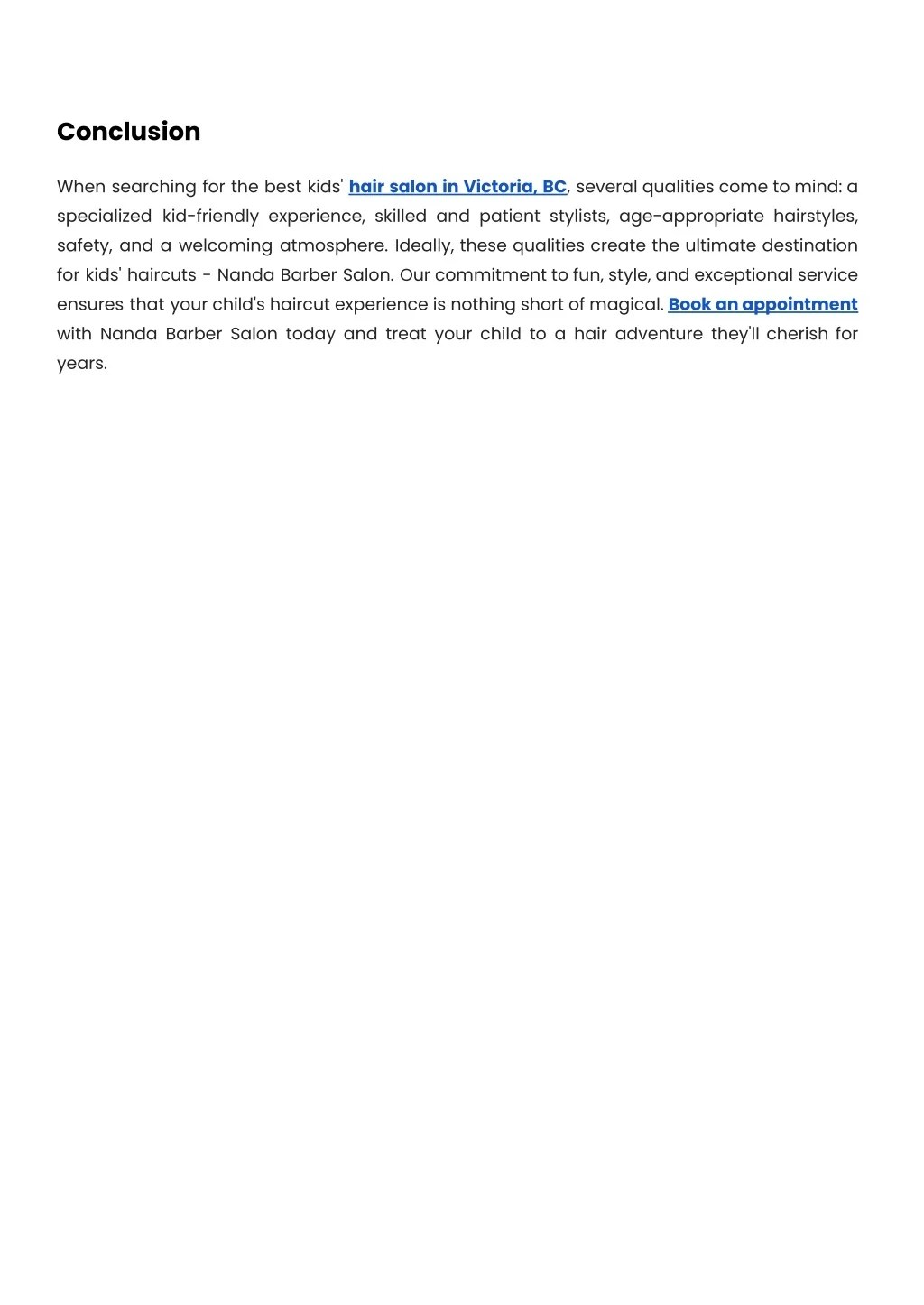 PPT The Best Kids Hair Salons in Victoria, BC Where Fun Meets Style