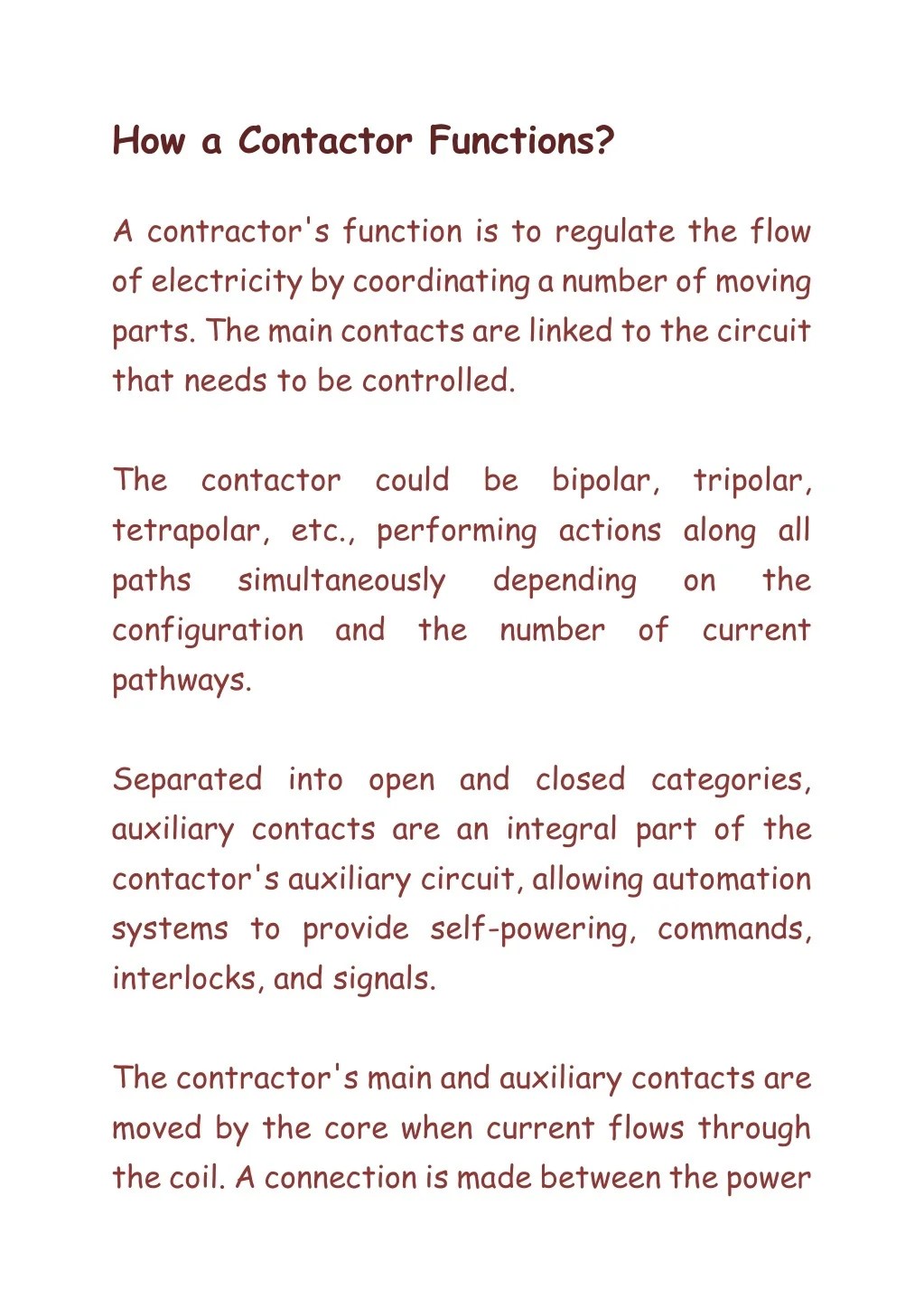 PPT Electrical Contactors What Are Their Types, Functions, and How Do