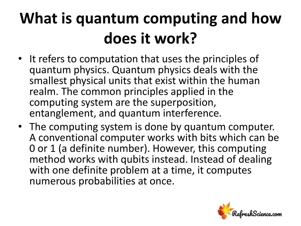 PPT Introduction to Quantum Computing PowerPoint Presentation, free download ID12424177