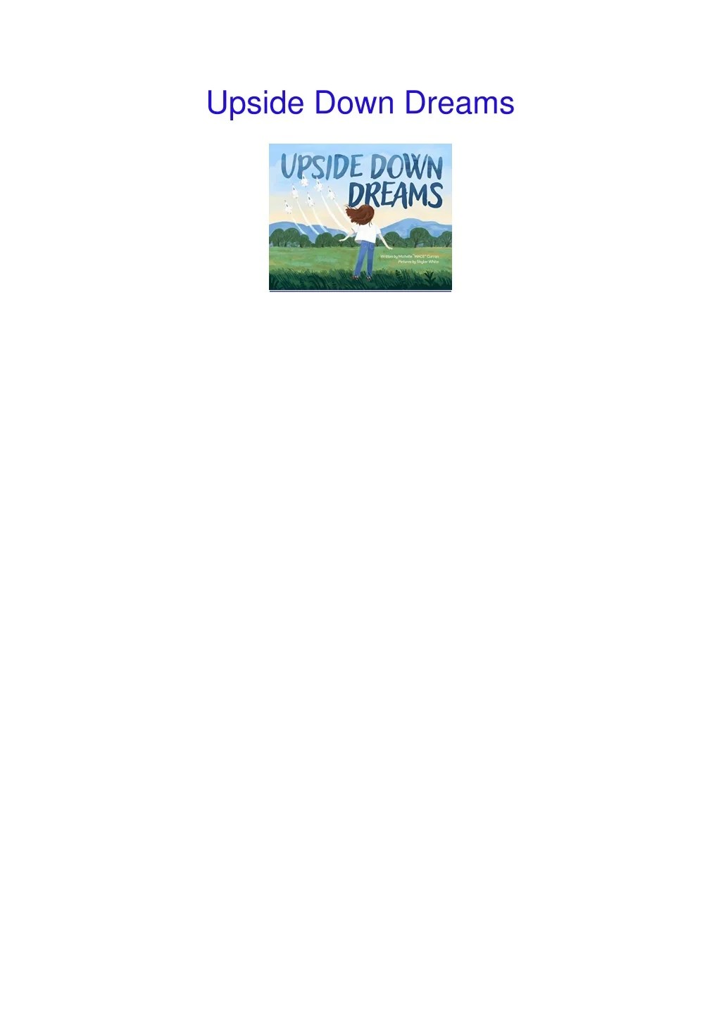PPT DOWNLOAD/PDF Upside Down Dreams PowerPoint Presentation, free download ID12455378