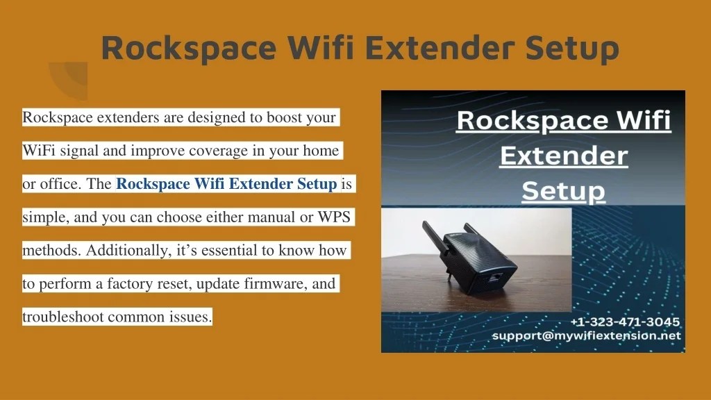 PPT - Rockspace Wifi Extender Setup PowerPoint Presentation, free