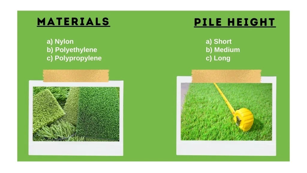 PPT Variety of Synthetic Grass Gunners Landscape PowerPoint