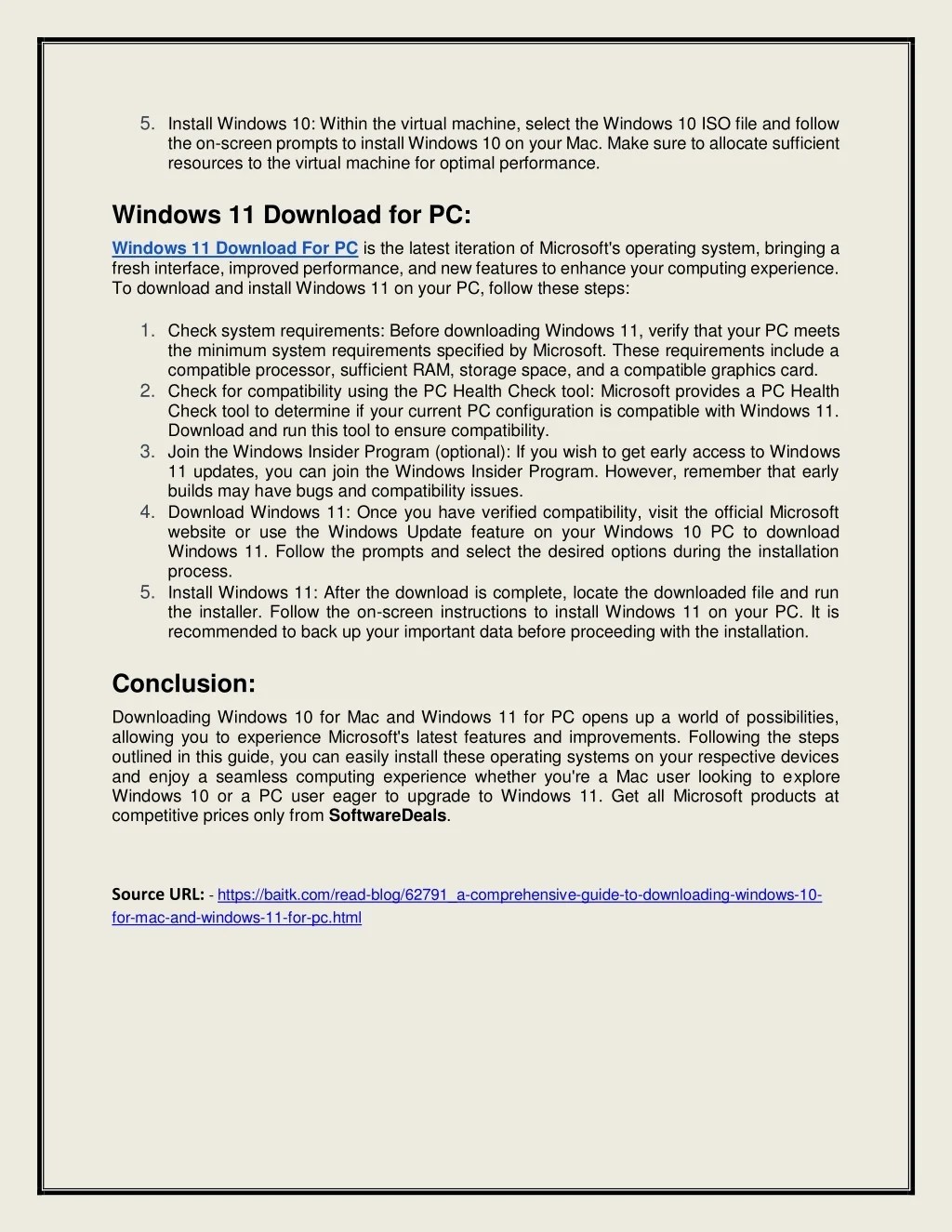 PPT A Comprehensive Guide to Downloading Windows 10 for Mac and