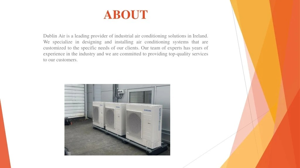 PPT Industrial Air Conditioning System Dublinair.ie PowerPoint