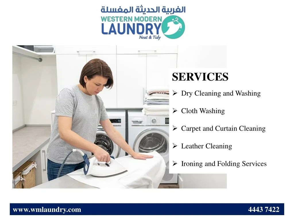 PPT LAUNDRY SERVICE QATAR PowerPoint Presentation, free download ID