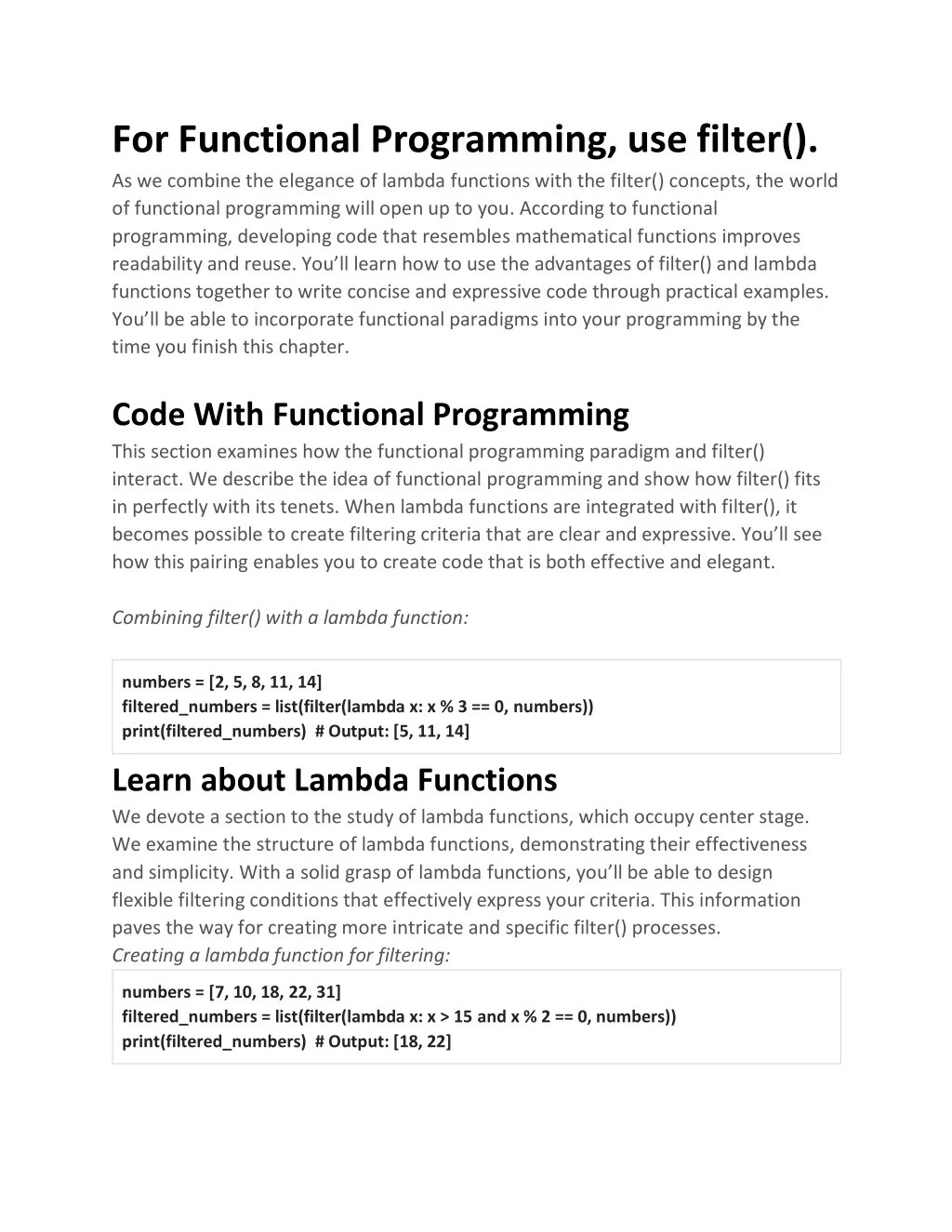 PPT Python’s filter() function An Introduction to Iterable Filtering