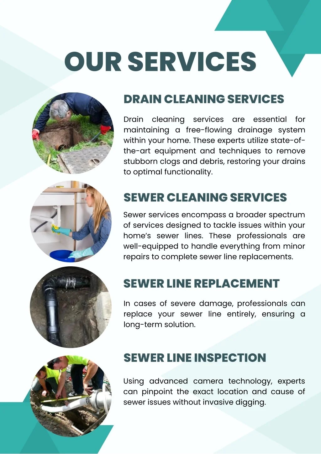 PPT A Closer Look at Sewer and Drain Cleaning Services PowerPoint