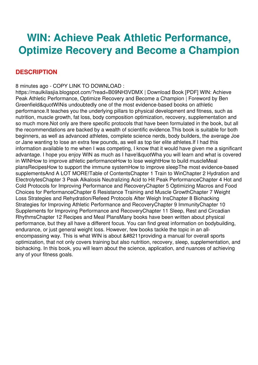 PPT [PDF READ ONLINE] WIN Achieve Peak Athletic Performance(04)
