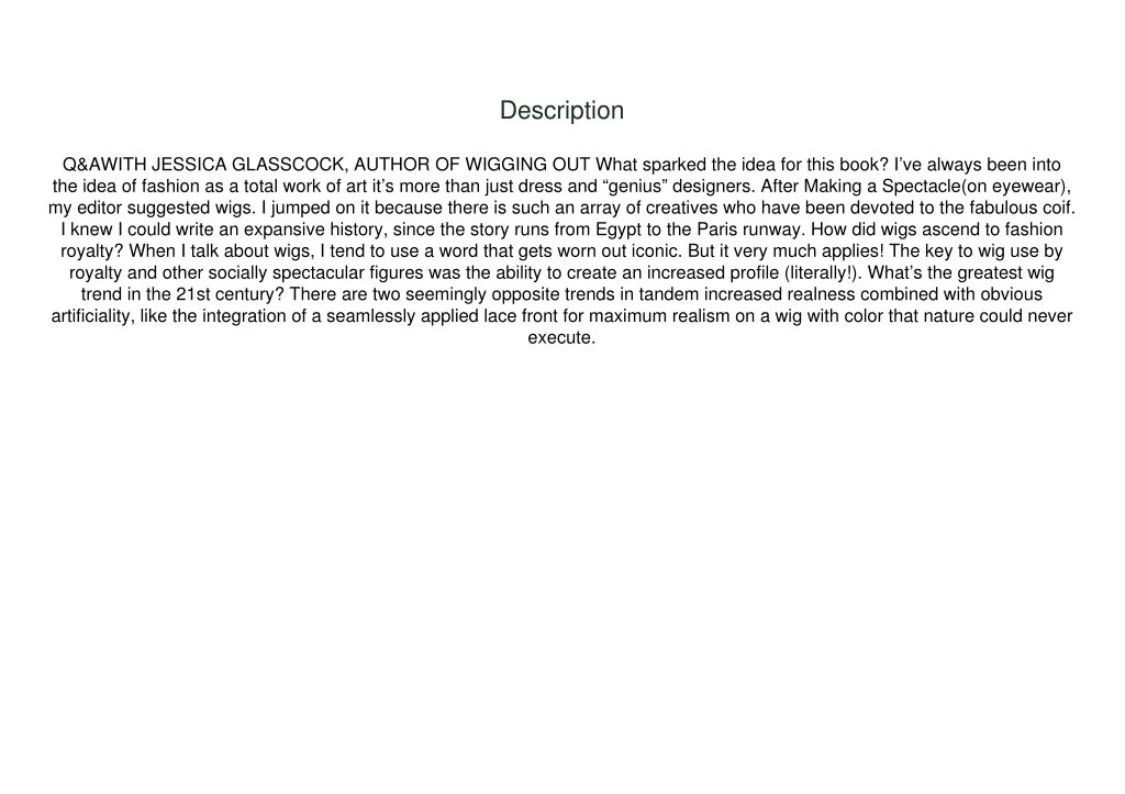 PPT PDF/READ/DOWNLOAD Wigging Out Fake Hair That Made Real History