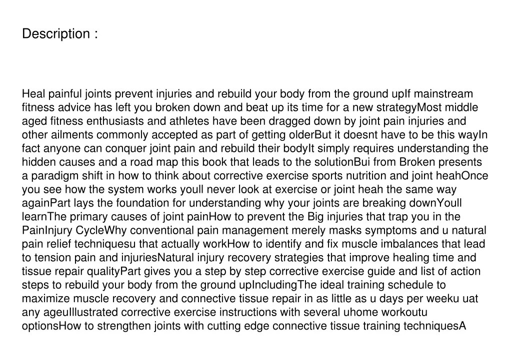 PPT Download PDF Built from Broken A Science Based Guide to Healing