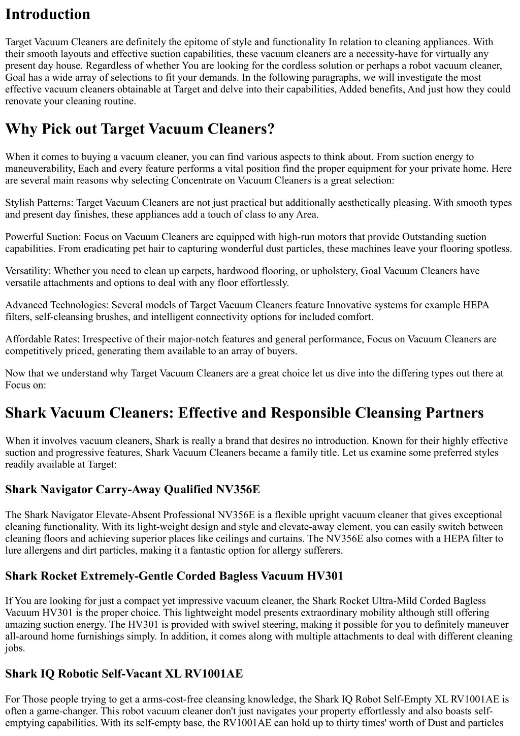 PPT Target Vacuum Cleaners Elegant and Useful Cleaning Appliances