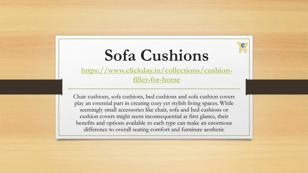 PPT Sofa Cushions PowerPoint Presentation, free download ID12592099