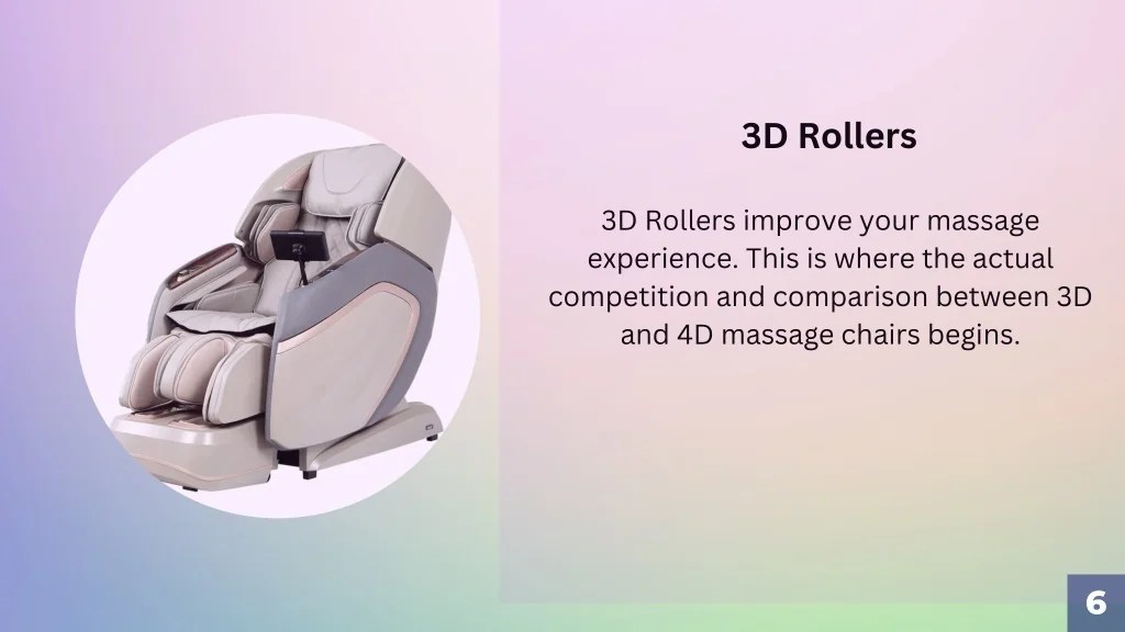 PPT 3D vs. 4D Massage Chairs — Which One Suits You? PowerPoint