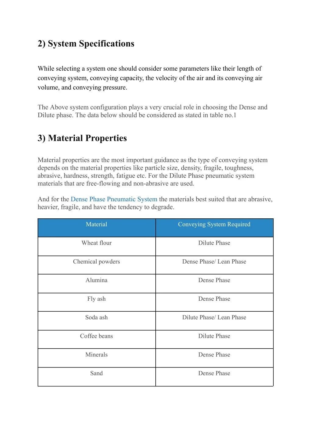 PPT Dilute Vs. Dense Phase Pneumatic Conveying System PowerPoint