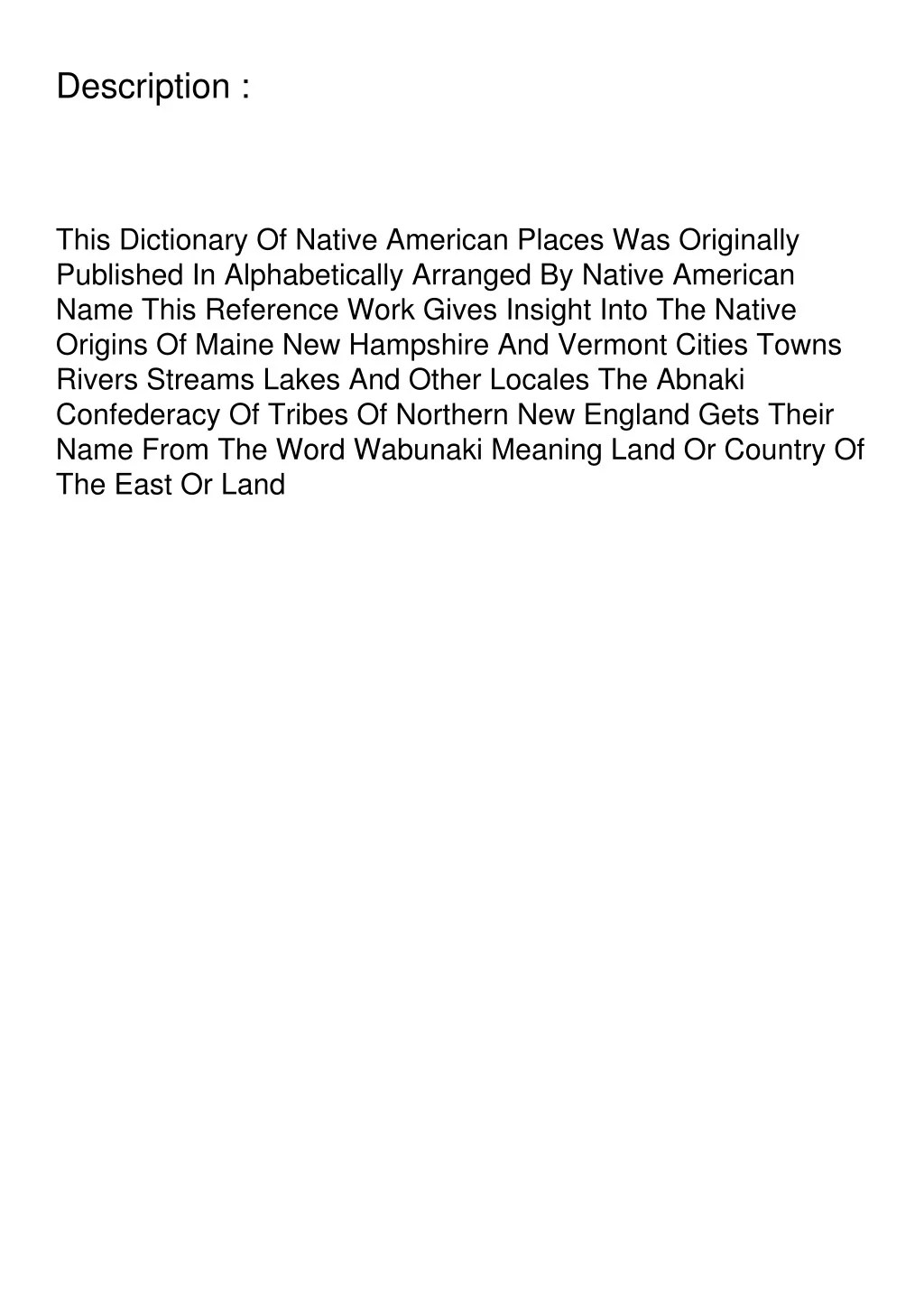 PPT Ebook download Native American Place Names Me Nh Vt for android