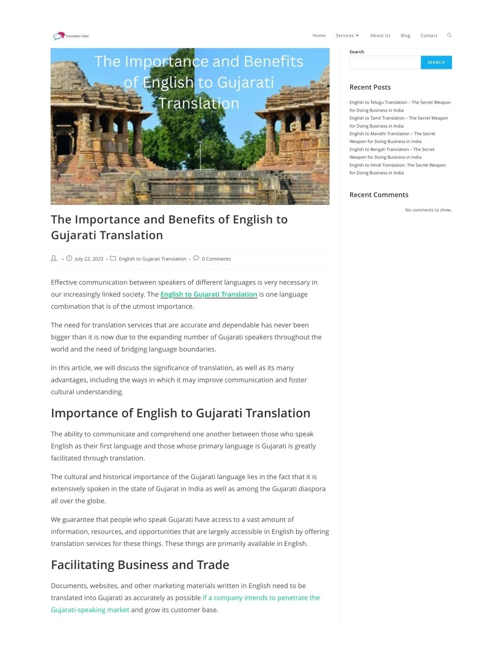 PPT The Importance and Benefits of English to Gujarati Translation