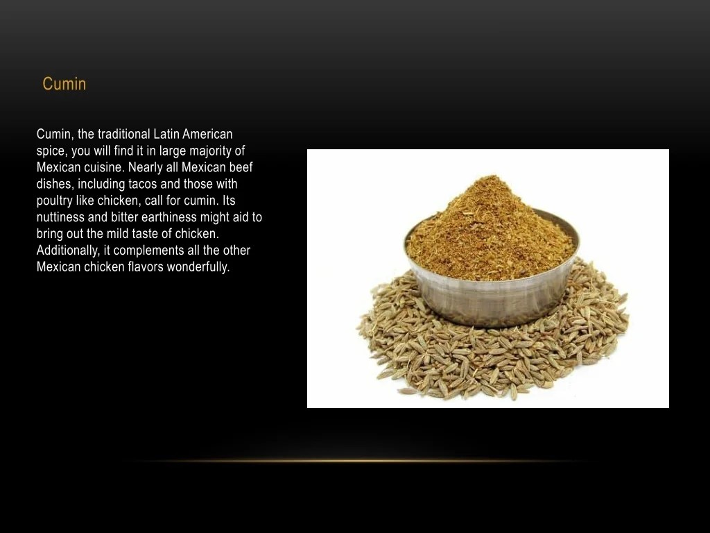 PPT What Mexican Seasonings Work Well with Chicken PowerPoint