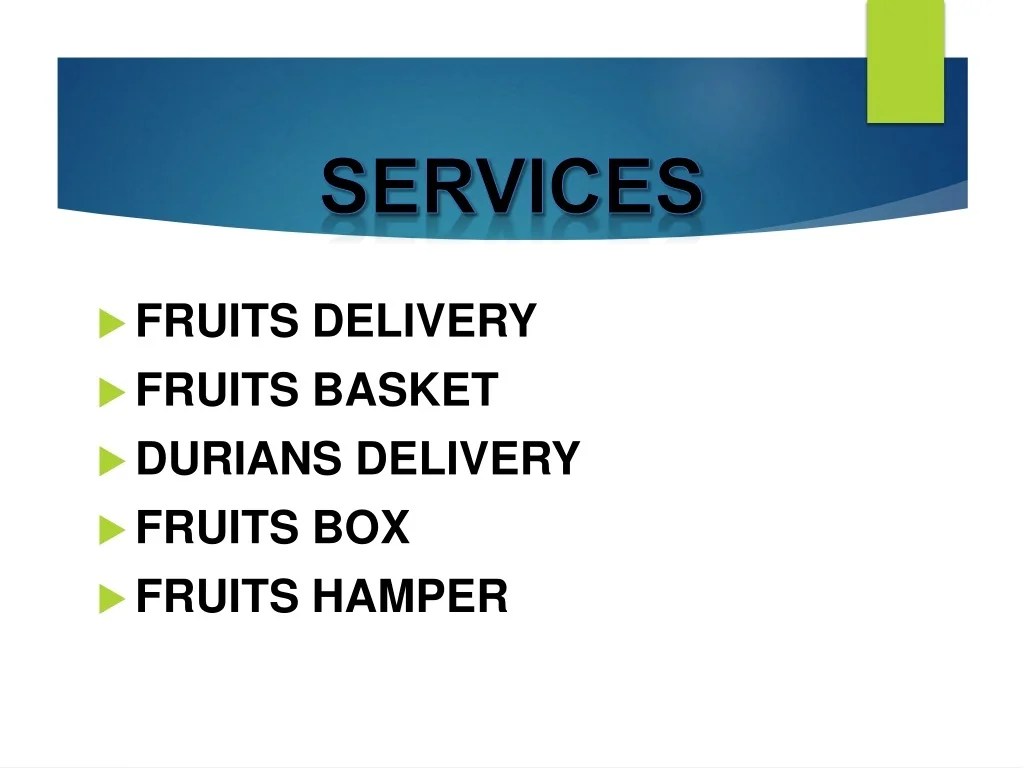 PPT Best Durians Delivery Service in Clementi PowerPoint Presentation
