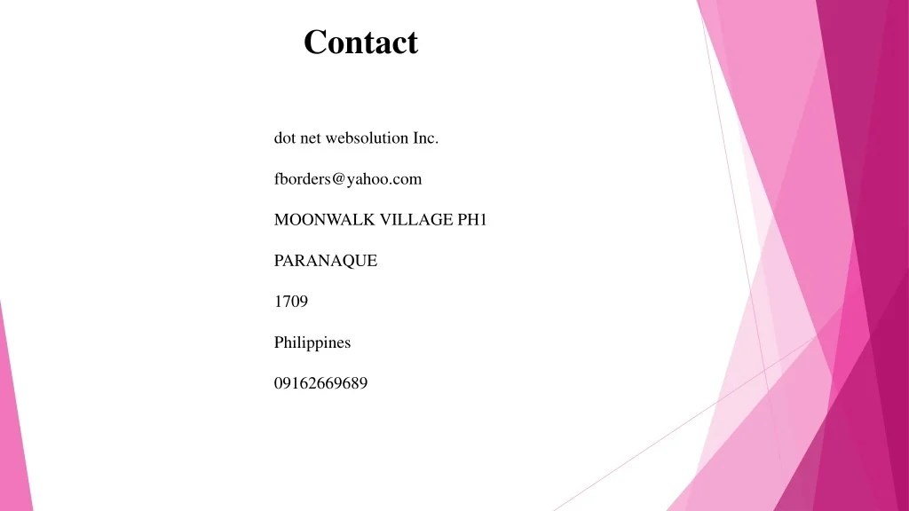 PPT Flower Shop Paranaque PowerPoint