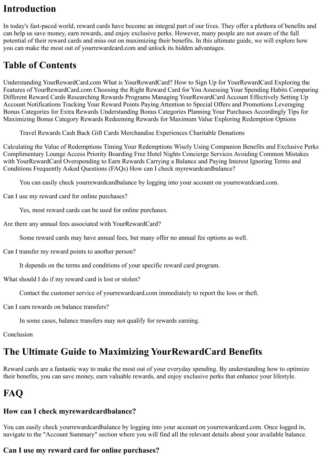 PPT The Ultimate Guide to Maximizing YourRewardCard Benefits