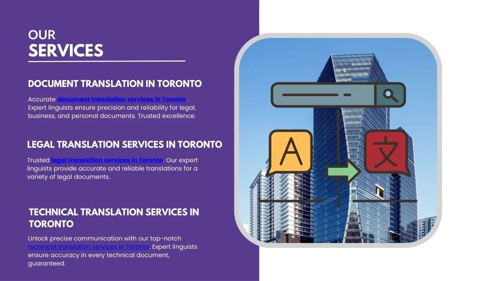 PPT Exceptional Certified Translation Services in Toronto for