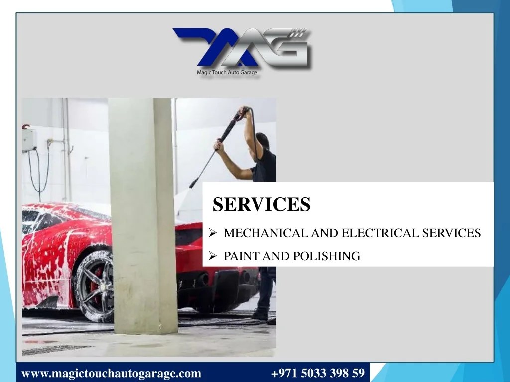 PPT AUTO GARAGE IN ABU DHABI PowerPoint Presentation, free download