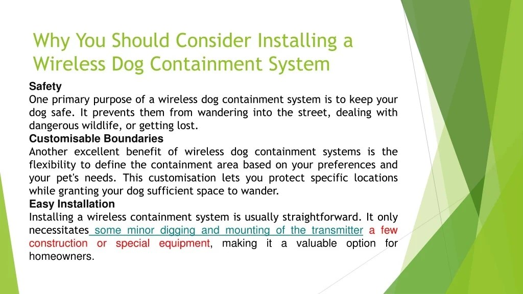 PPT Article 5 Why You Should Consider Installing a Wireless Dog