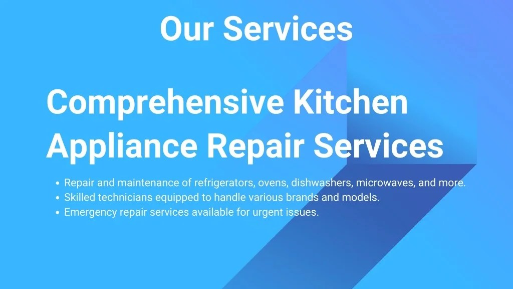 PPT Kitchen Appliances Repair PowerPoint Presentation, free download