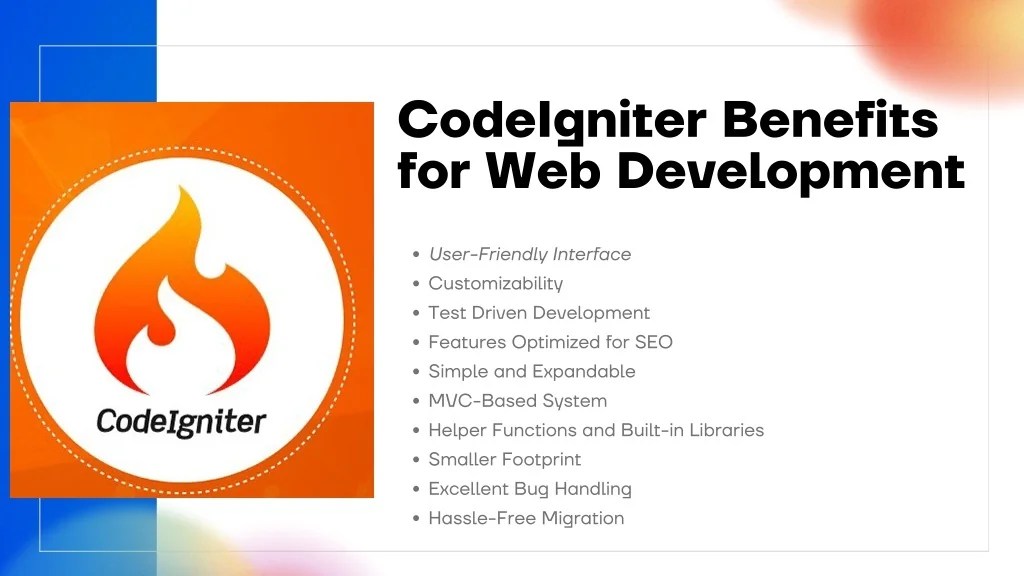 PPT Benefits and Features of CodeIgniter PowerPoint Presentation