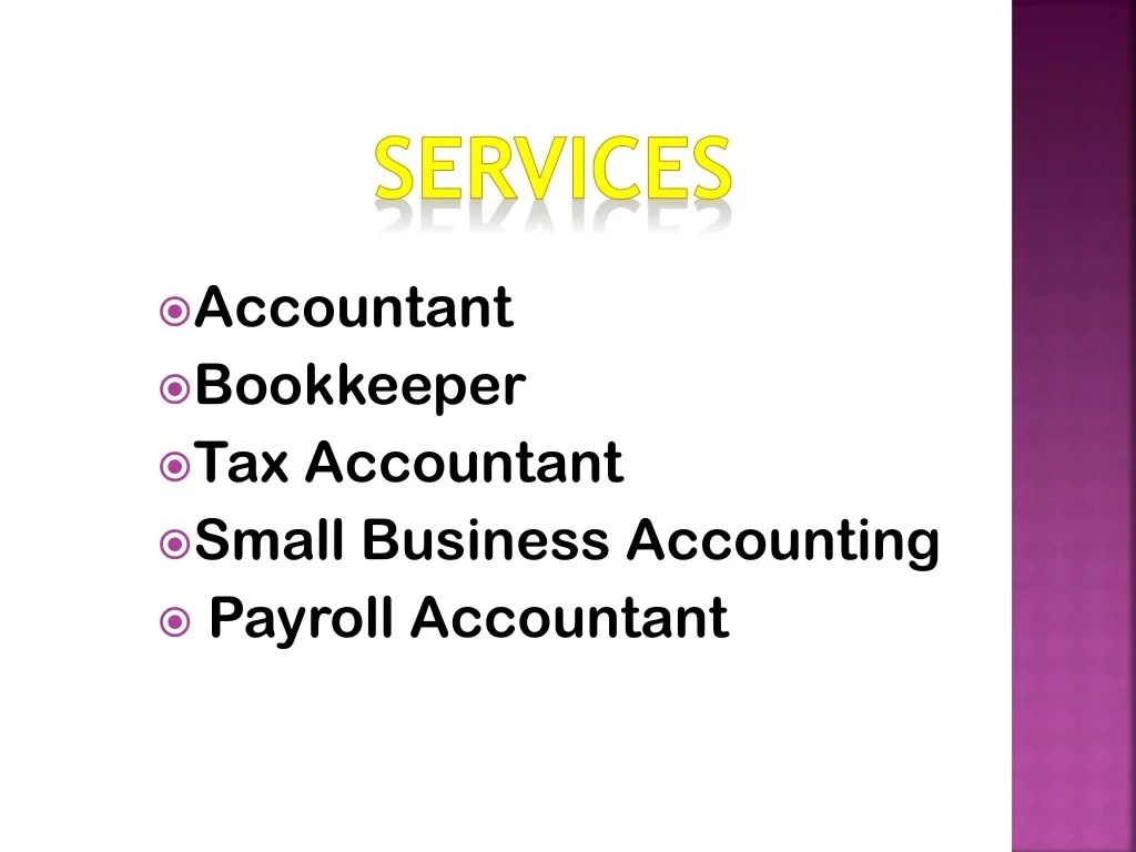 PPT Best Tax Accountant Service in Norwest PowerPoint Presentation