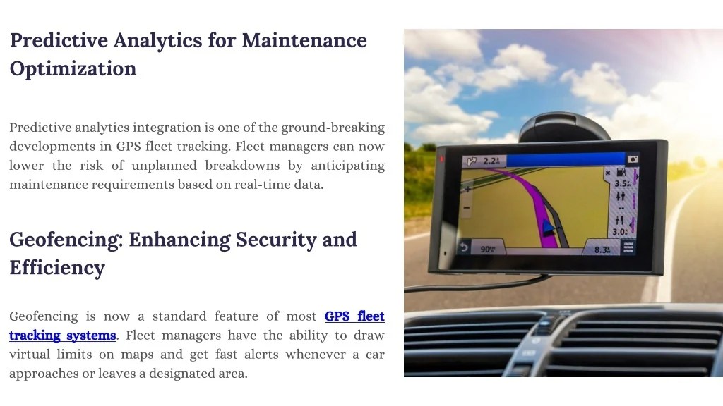 PPT GPS Fleet Tracking Companies Exploring the Latest Innovations and