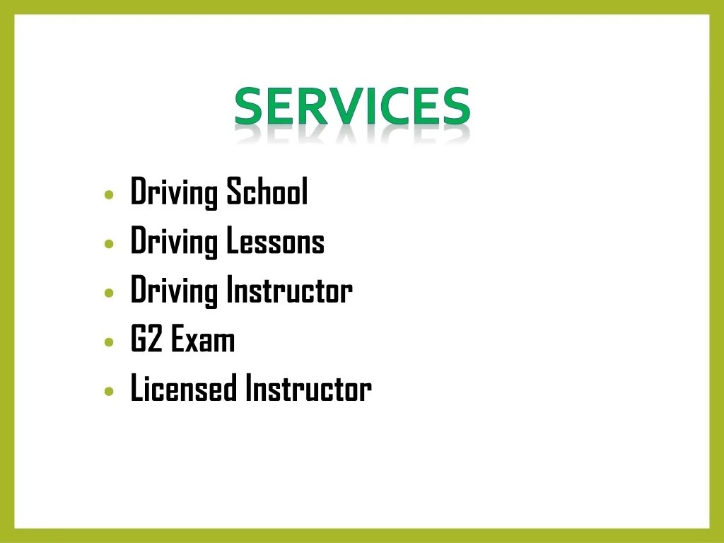 PPT Looking for the best Driving Instructor in Gloucester? PowerPoint