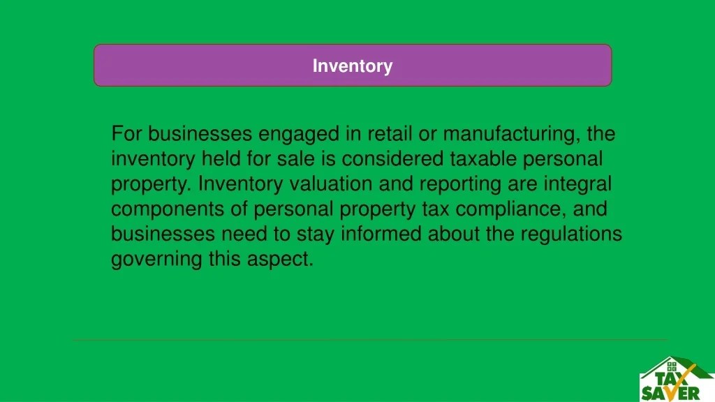 PPT Common Types of Taxable Personal Property in New York PowerPoint Presentation ID12701817