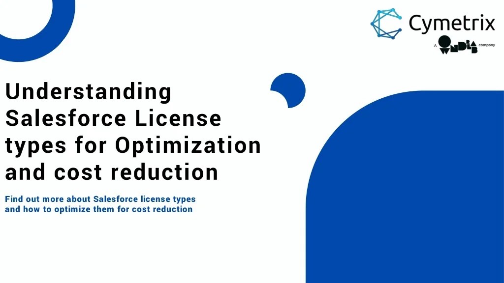 PPT Understanding Salesforce License Types for optimization and cost